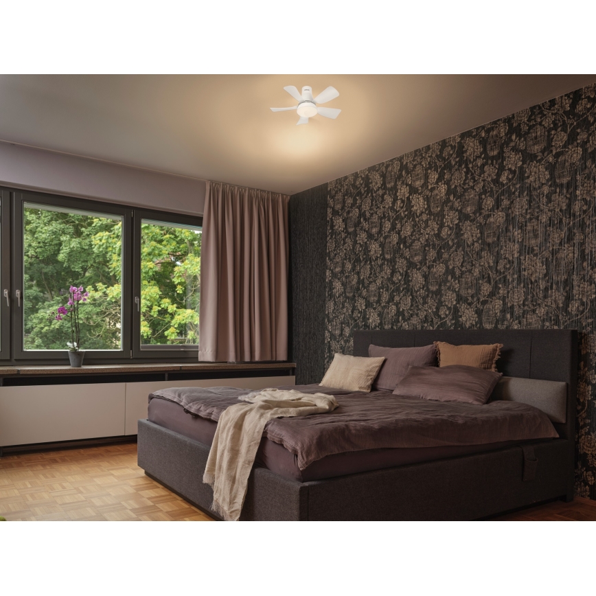 Osram - Dimeriuojamas LED lubinis ventiliatorius LESTE LED/15W/230V 3000/4000/6500K + nuotolinis valdymas