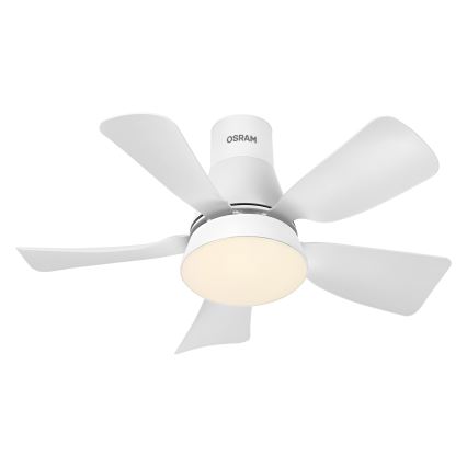 Osram - Dimeriuojamas LED lubinis ventiliatorius LESTE LED/15W/230V 3000/4000/6500K + nuotolinis valdymas