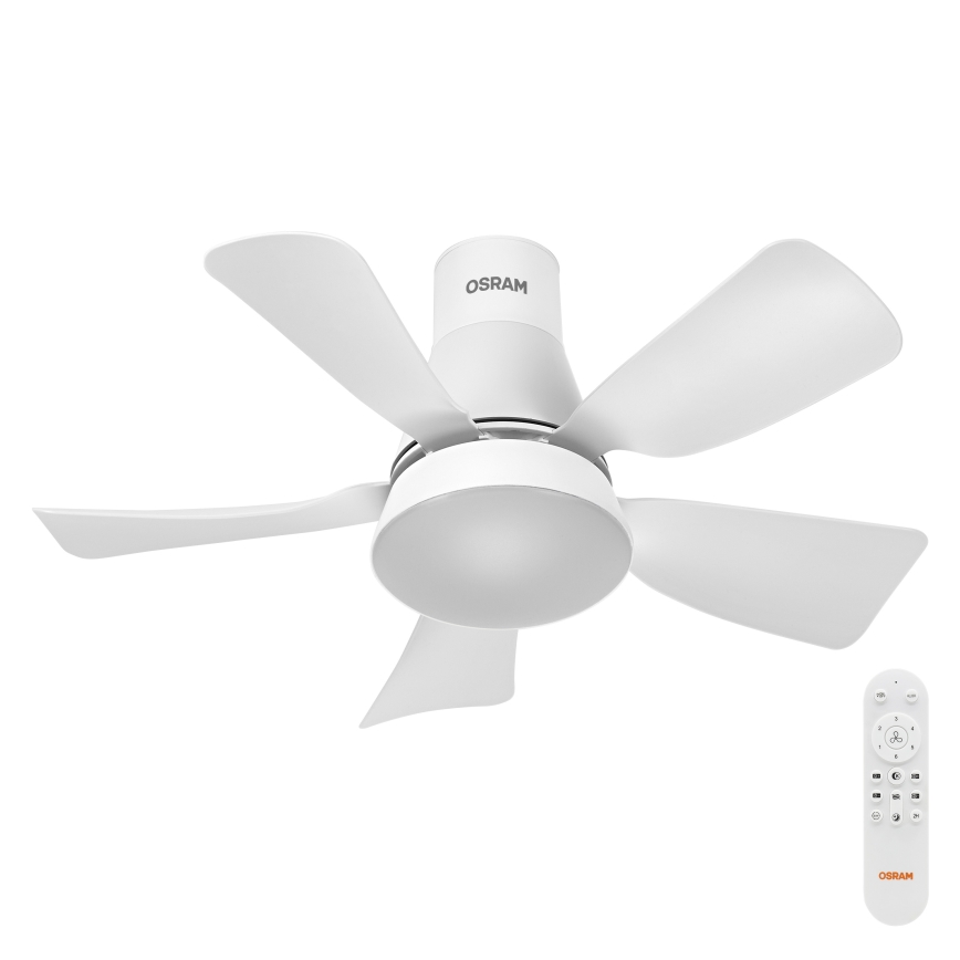 Osram - Dimeriuojamas LED lubinis ventiliatorius LESTE LED/15W/230V 3000/4000/6500K + nuotolinis valdymas
