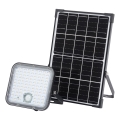 Osram - LED reguliuojamas saulės prožektorius su jutikliu ENDURA LED/30W/6,4V 4000K IP65 juoda + nuotolinio valdymo pultas