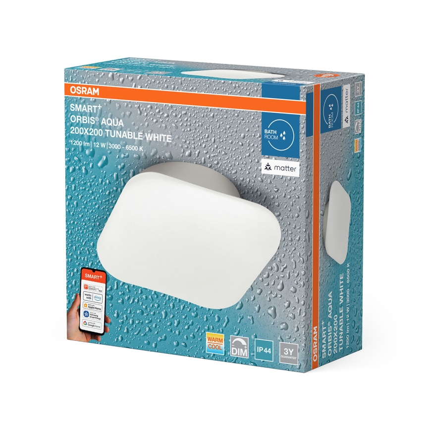 Osram - Reguliuojamas LED vonios kambario lubinis šviestuvas SMART+ AQUA LED/12W/230V 3000-6500K IP44 Wi-Fi