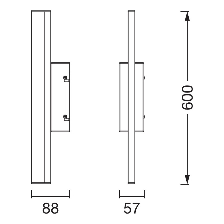 Osram - dimeriuojamas jutiklinis vonios veidrodžio LED apšvietimas ORBIS MIRROR LED/10W/230V 60 cm 3000/4000K IP44 smėlinė