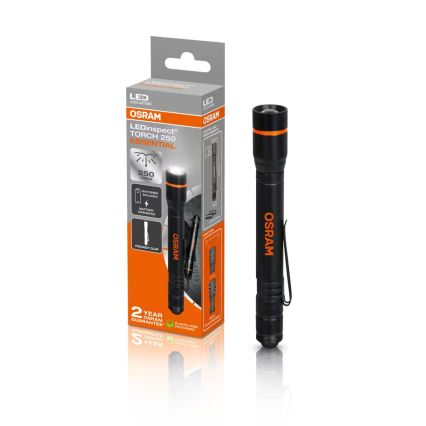 Osram - reguliuojamas LED žibintuvėlis LEDINSPECT TORCH 250 ESSENTIAL LED/2W/2xAAA IP44