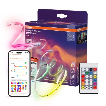 Osram - LED RGB dimeriuojama juosta SMART+ MAGIC 5m LED/35W/230V Wi-Fi + nuotolinio valdymo pultas