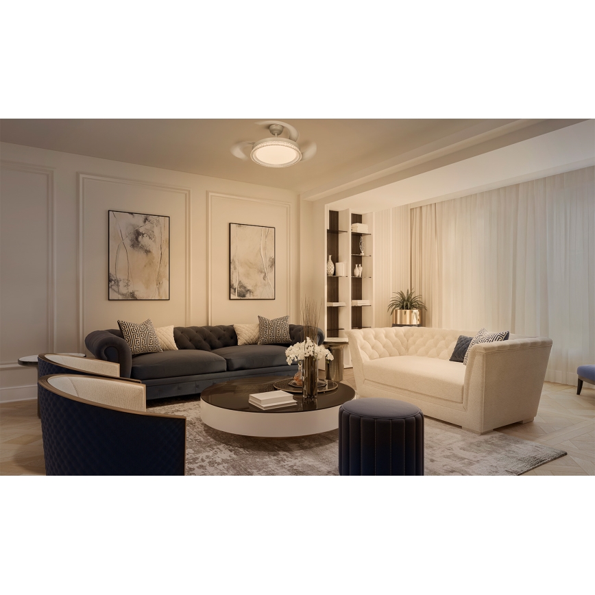 Osram - LED RGB reguliuojamas lubinis šviestuvas su ventiliatoriumi CIERZO LED/35W/230V 3000-6500K + nuotolinis valdymas