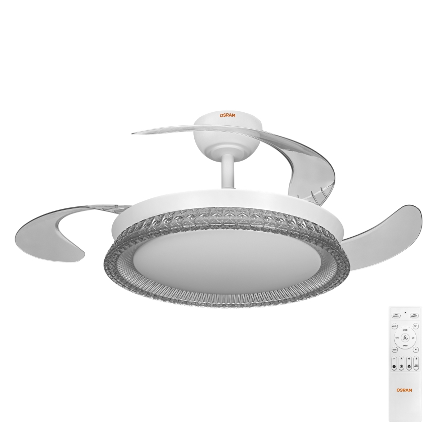 Osram - LED RGB reguliuojamas lubinis šviestuvas su ventiliatoriumi CIERZO LED/35W/230V 3000-6500K + nuotolinis valdymas