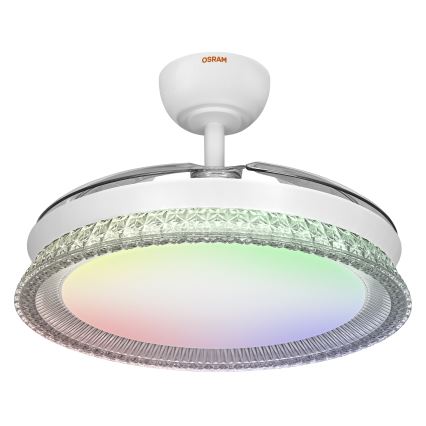 Osram - LED RGB reguliuojamas lubinis šviestuvas su ventiliatoriumi CIERZO LED/35W/230V 3000-6500K + nuotolinis valdymas