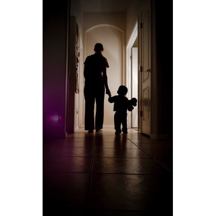 Osram - LED RGB kištukinis orientacinis šviestuvas su jutikliu LUNETTA LED/0,3W/230V