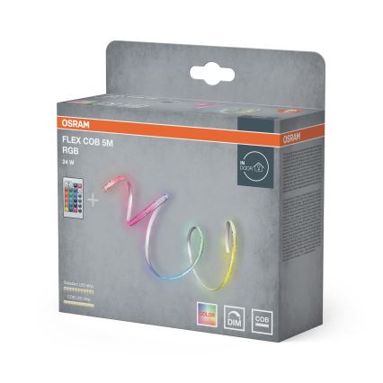 Osram - LED RGBW reguliuojama juosta FLEX COB 5m LED/24W/230V 2700-6500K + nuotolinis valdymas