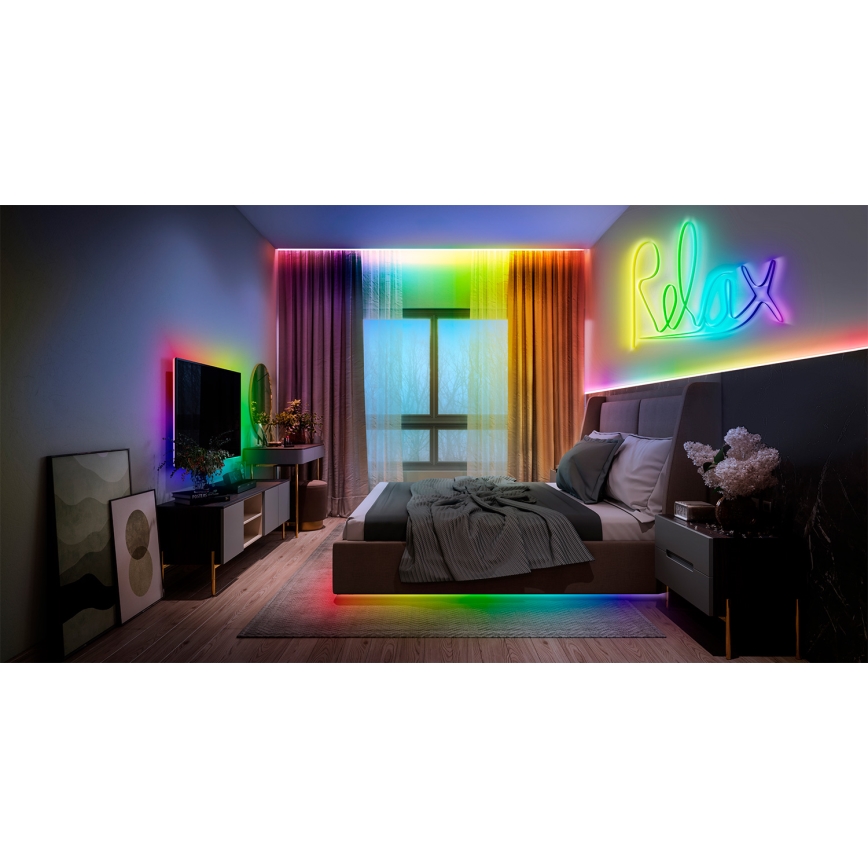 Osram - LED RGB reguliuojama juosta SMART+ MAGIC 3m LED/22W/230V Wi-Fi + nuotolinio valdymo pultelis