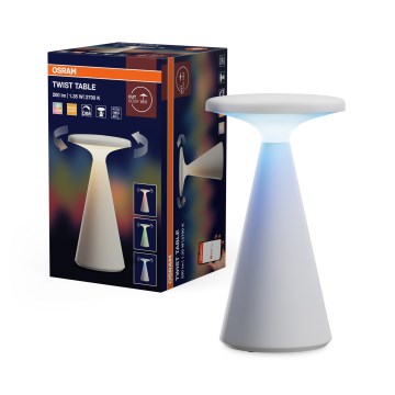 Osram - LED RGB reguliuojama jutiklinė įkraunama lauko stalo lempa SMART+ TWIST LED/1,35W/3,7V 1800 mAh IP44