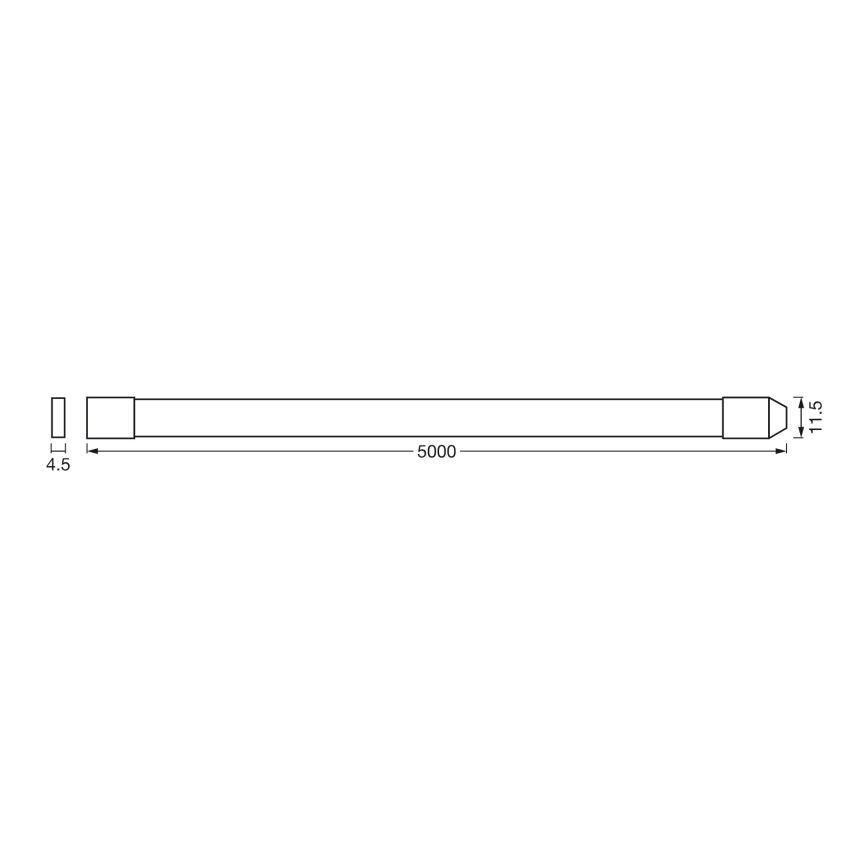 Osram - LED RGBW reguliuojama lauko juosta SMART+ FLEX 5m LED/14,5W/230V 2700-6500K IP44 Wi-Fi