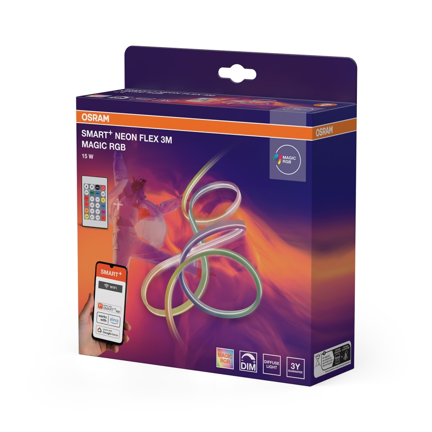 Osram - LED RGB reguliuojama lauko juosta SMART+ MAGIC 3m LED/15W/230V IP44 Wi-Fi+ nuotolinis valdymas