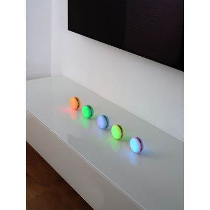 Osram - LED RGB reguliuojamas garsiakalbis SMART+ MACARON LED/1,75W/3,7V 450 mAh geltonas