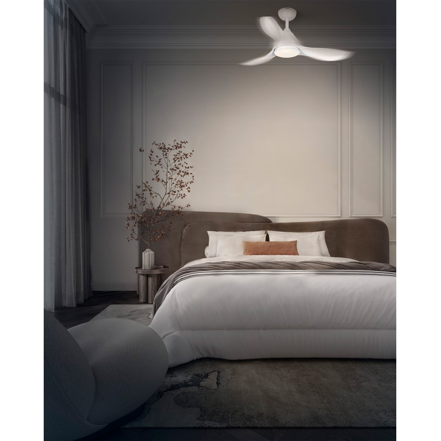 Osram - LED RGB reguliuojamas lubinis ventiliatorius NORDES LED/18W/230V 3000-6500K + su nuotoliniu valdymu