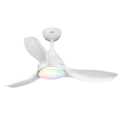 Osram - LED RGB reguliuojamas lubinis ventiliatorius NORDES LED/18W/230V 3000-6500K + su nuotoliniu valdymu