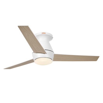 Osram - LED RGB pritemdomas lubinis ventiliatorius NORDES LED/18W/230V 3000-6500K + su nuotoliniu valdymu