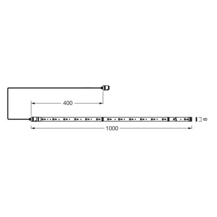 Osram - SMART+ FLEX RGB+TW dimeriuojama LED juosta 1m LED/3,4W/230V 2700-6500K Wi-Fi