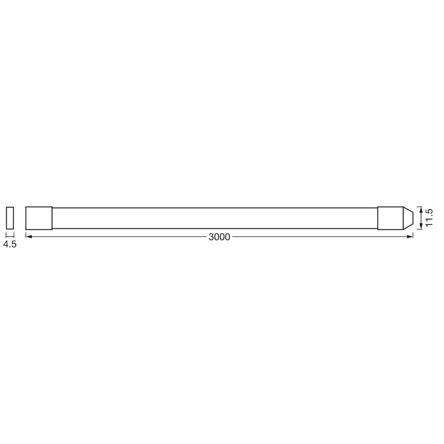 Osram - LED RGB+TW dimeriuojama lauko juosta SMART+ FLEX 3m LED/12,5W/230V 2700-6500K IP44 Wi-Fi