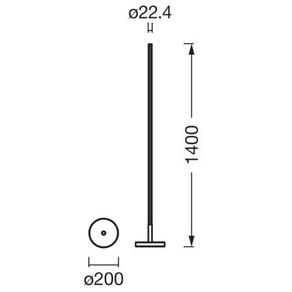 Osram - LED RGBW dimeriuojama grindinė lempa SMART+ MAGIC LED/11,5W/230V 2700-6500K sidabrinė Wi-Fi + nuotolinis valdymas