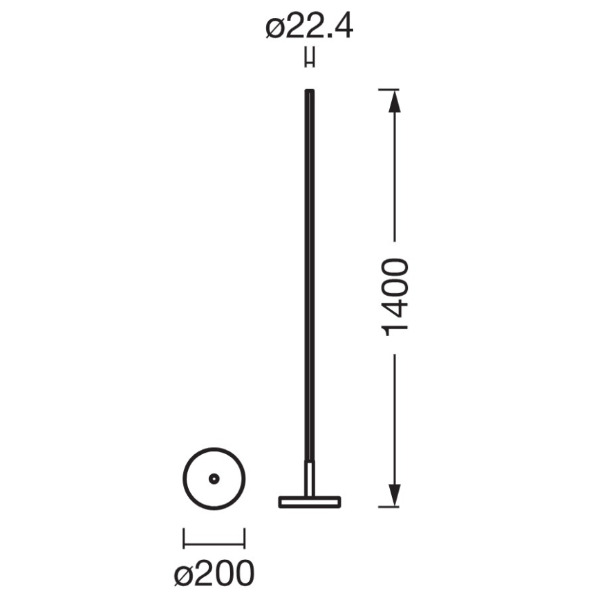 Osram - LED RGBW dimeriuojama grindinė lempa SMART+ MAGIC LED/11,5W/230V 2700-6500K sidabrinė Wi-Fi + nuotolinis valdymas