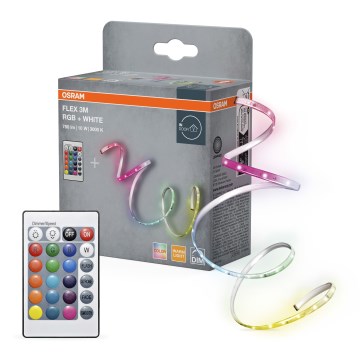 Osram - LED RGBW dimeriuojama juosta FLEX 3m LED/10W/230V + nuotolinis valdymas