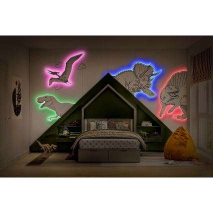 Osram - LED RGBW dimeriuojama juosta FLEX 5m LED/10W/230V + nuotolinis valdymas