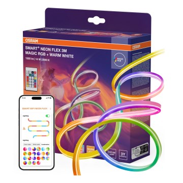 Osram - LED RGBW dimeriuojama lauko juosta SMART+ MAGIC 3m LED/14W/230V IP44 Wi-Fi + nuotolinio valdymo pultas