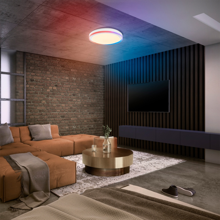 Osram - LED RGBW reguliuojamas lubų šviestuvas SMART+ MAGIC LED/38W/230V skersmuo 49 cm balta 2700-6500K Wi-Fi