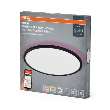 Osram - Dimeriuojamas LED RGBW lubinis šviestuvas SMART+ ORBIS LED/25W/230V skersmuo 40 cm 2700-6500K Wi-Fi