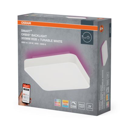Osram - LED RGBW Reguliuojamas lubinis šviestuvas SMART+ ORBIS LED/28W/230V 35x35 cm 2700-6500K Wi-Fi