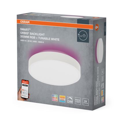 Osram - LED RGBW dimeriuojamas lubinis šviestuvas SMART+ ORBIS LED/28W/230V skersm. 35 cm 2700-6500K Wi-Fi