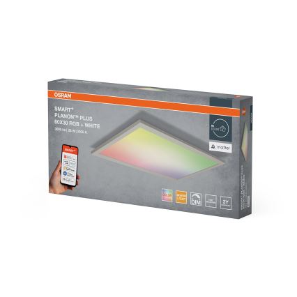 Osram -LED RGBW Reguliuojamas lubinis šviestuvas SMART+ PLANON LED/28W/230V 60x30 cm Wi-Fi