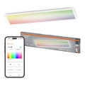 Osram - LED RGBW Dimeriuojamas lubinis šviestuvas SMART+ PLANON LED/40W/230V 2800-6500K 98x20 cm Wi-Fi IP54 balta