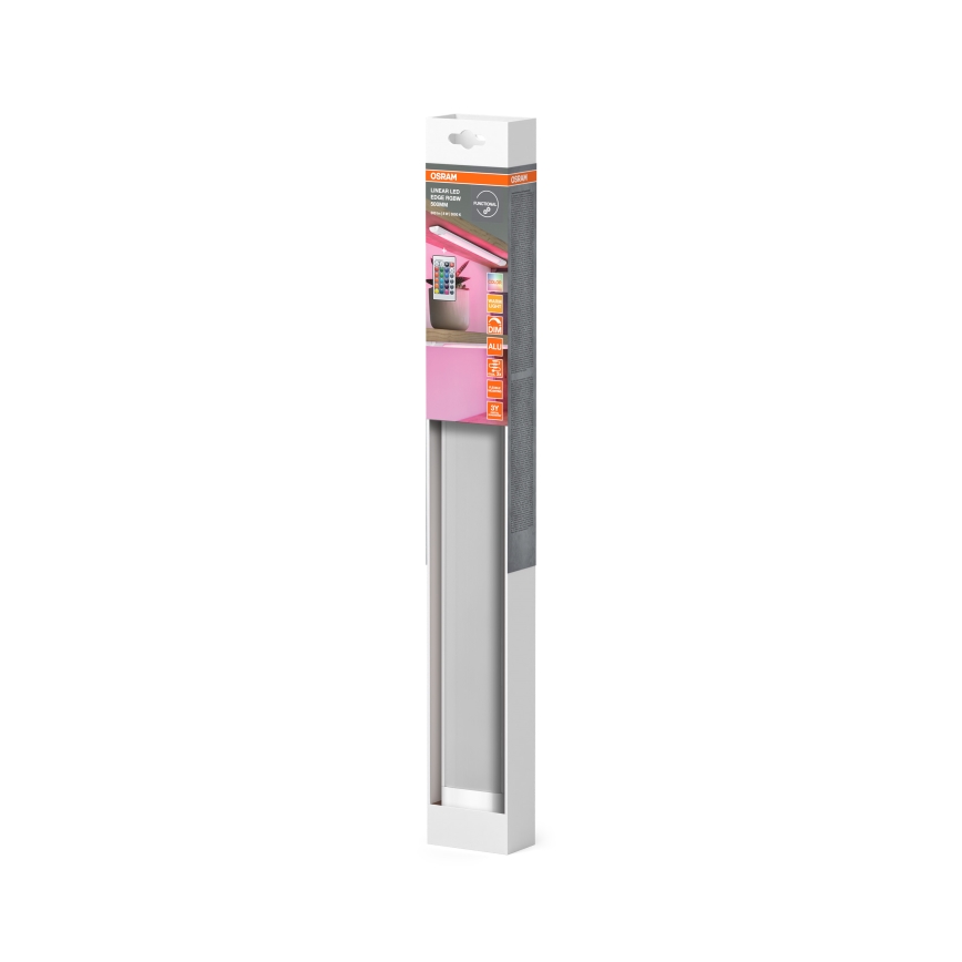 Osram - LED RGBW dimeriuojamas po spintelės montuojamas šviestuvas LINEAR EDGE LED/8W/230V 50 cm balta + nuotolinis pultelis