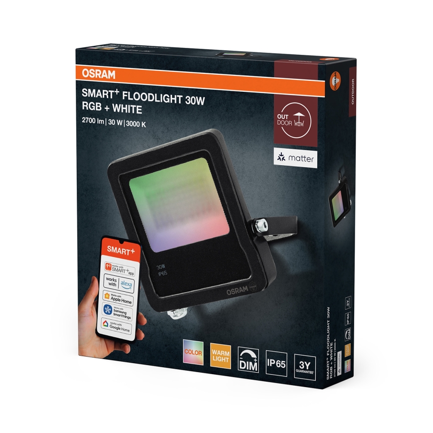 Osram - LED RGBW pritemdomas SMART+ lauko prožektorius LED/30W/230V IP65 Wi-Fi