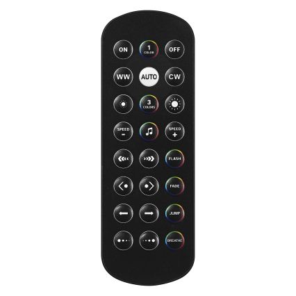 Osram - LED RGBW reguliuojamas stalinis šviestuvas SMART+ MAGIC LED/7,5W/230V 2700-6500K juodas Wi-Fi + nuotolinis pultas