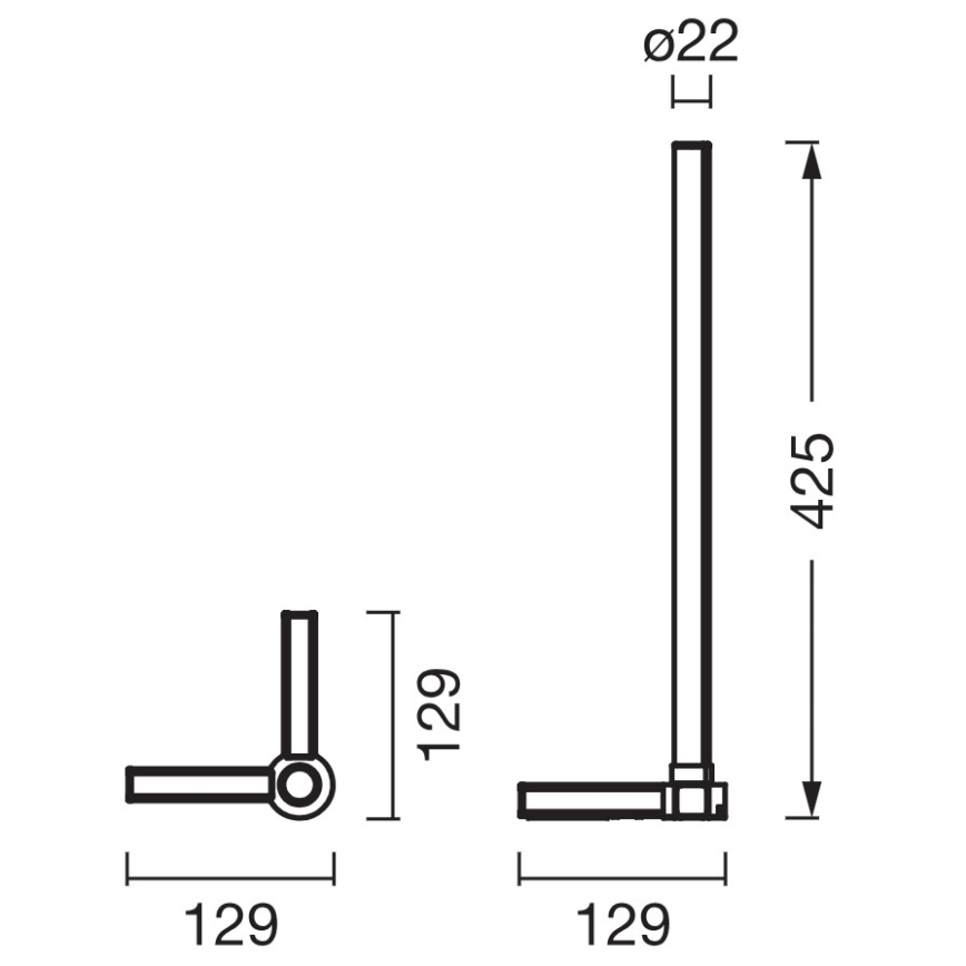 Osram - LED RGBW reguliuojamas stalinis šviestuvas SMART+ MAGIC LED/7,5W/230V 2700-6500K juodas Wi-Fi + nuotolinis pultas