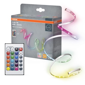 Osram - LED RGBW reguliuojama juosta FLEX 7m LED/18W/230V + nuotolinis valdymas