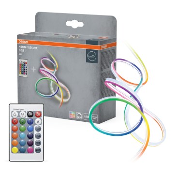 Osram - LED RGBW reguliuojama juosta NEON FLEX 2m LED/4W/5V + nuotolinis pultas