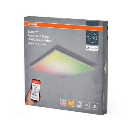 Osram - LED RGBW reguliuojamas lubų šviestuvas SMART+ PLANON LED/36W/230V 60x60 cm Wi-Fi