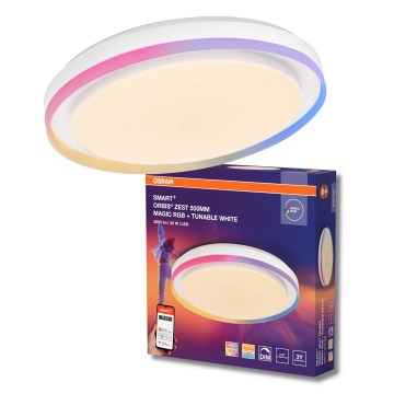 Osram - LED RGBW reguliuojamas lubų šviestuvas SMART+ MAGIC LED/38W/230V skersmuo 49 cm balta 2700-6500K Wi-Fi