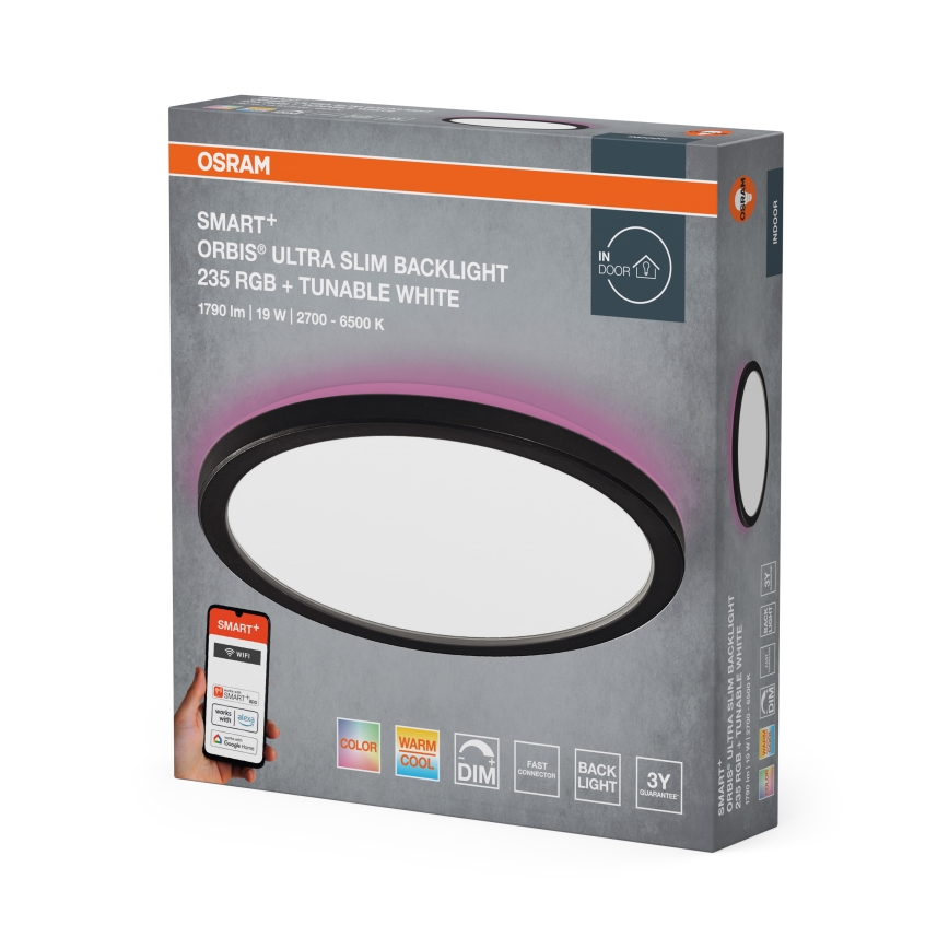 Osram - LED RGBW dimeriuojamas lubinis šviestuvas SMART+ ORBIS LED/19W/230V skersmuo 23,5 cm 2700-6500K Wi-Fi