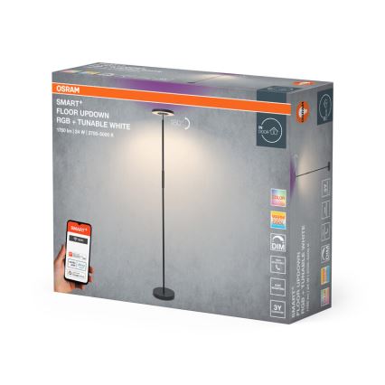 Osram - LED RGBW Dimeriuojama grindinė lempa SMART+ FLOOR LED/24W/230V 2700-5000K Wi-Fi