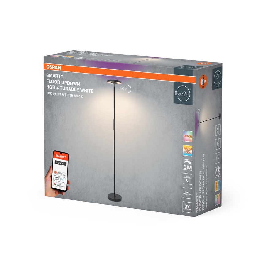 Osram - LED RGBW Dimeriuojama grindinė lempa SMART+ FLOOR LED/24W/230V 2700-5000K Wi-Fi
