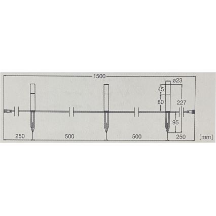 Osram - LED RGBW RINKINYS 3x Pritemdomi lauko šviestuvai SMART+ 3xLED/1,8W/230V IP65