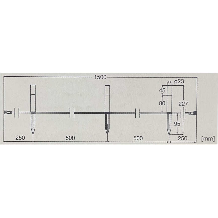 Osram - LED RGBW RINKINYS 3x Pritemdomi lauko šviestuvai SMART+ 3xLED/1,8W/230V IP65