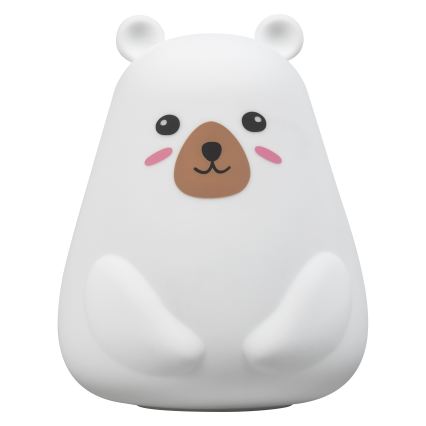 Osram - LED RGBW reguliuojama vaikiška jutiklinė naktinė lempa NIGHTLUX BEAR LED/0,7W/3,7V 1200 mAh balta