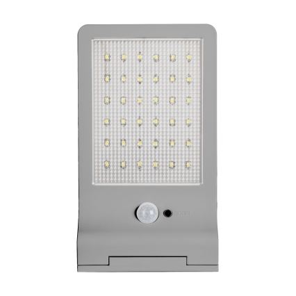 Osram - LED Saulės sieninis šviestuvas su jutikliu DOORLED LED/3W/3,3V 2000 mAh IP44 sidabrinis