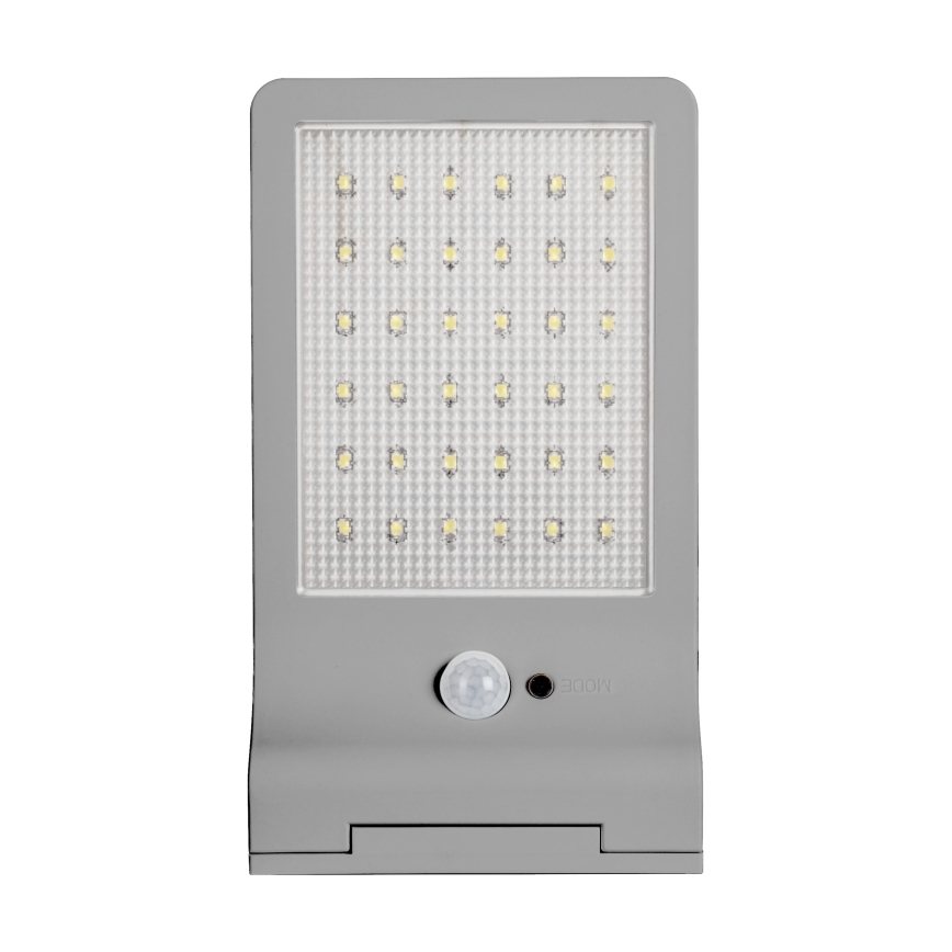 Osram - LED Saulės sieninis šviestuvas su jutikliu DOORLED LED/3W/3,3V 2000 mAh IP44 sidabrinis